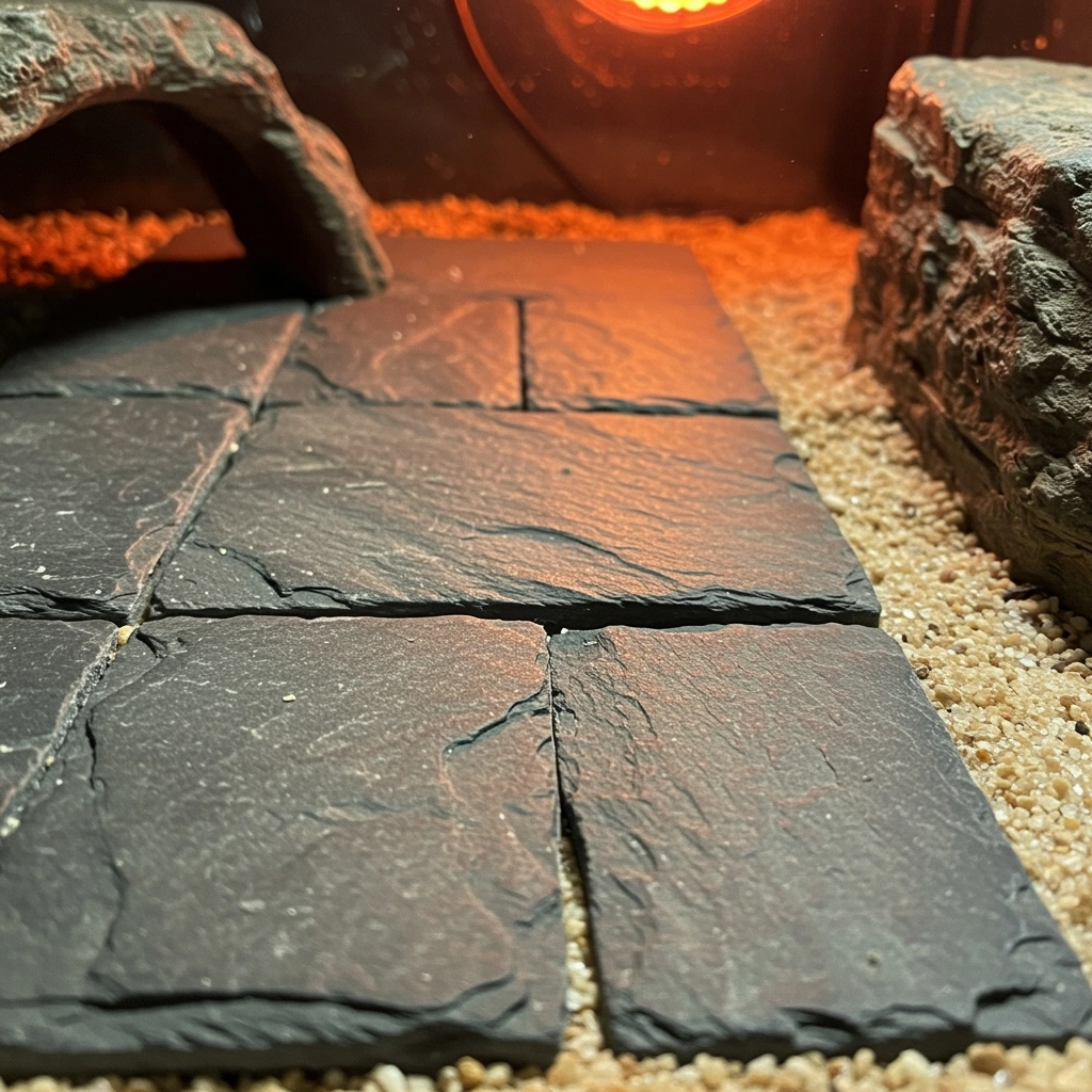 slate tile substrate leopard gecko enclosure