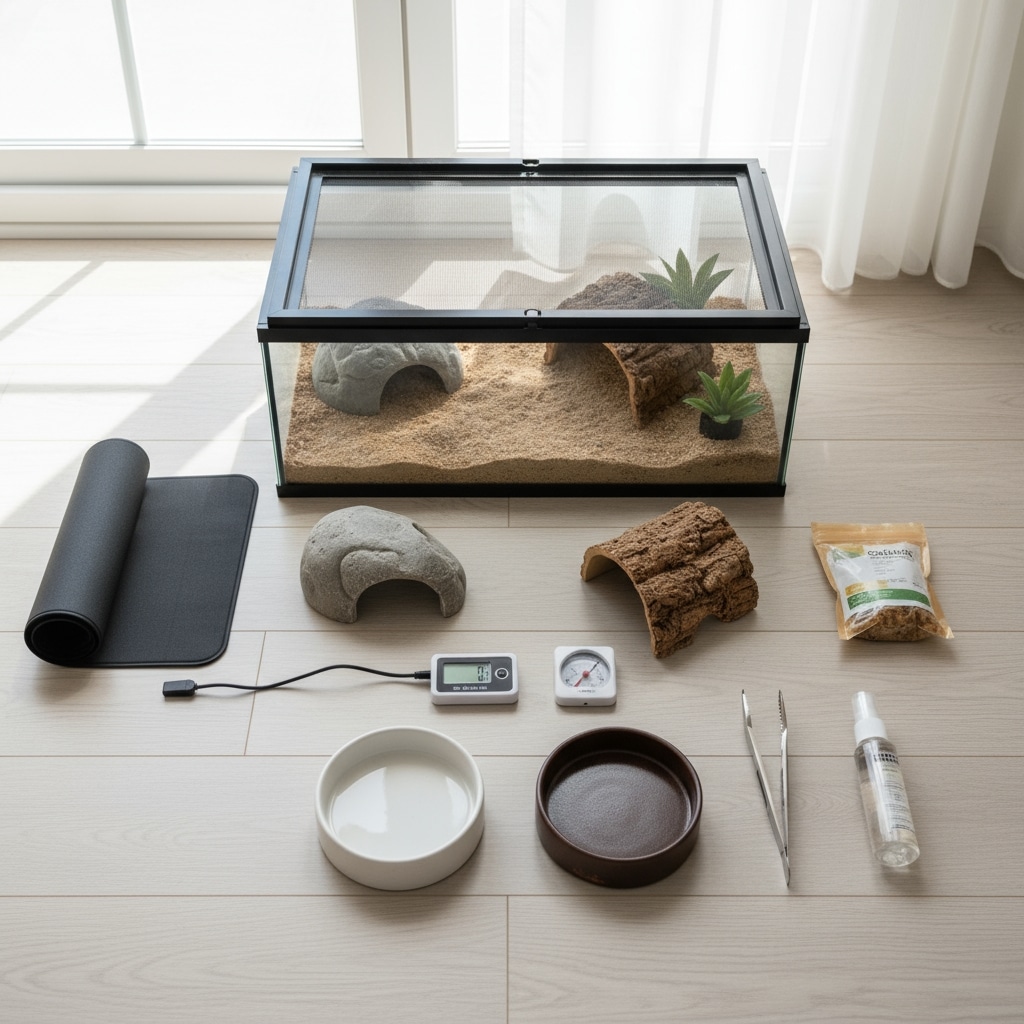 🦎 Leopard Gecko Starter Kit Checklist (2025 Beginner Setup Guide)
