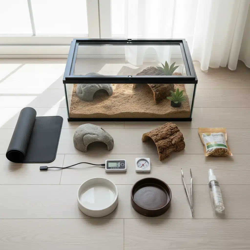 🦎 Leopard Gecko Starter Kit Checklist (2025 Beginner Setup Guide)