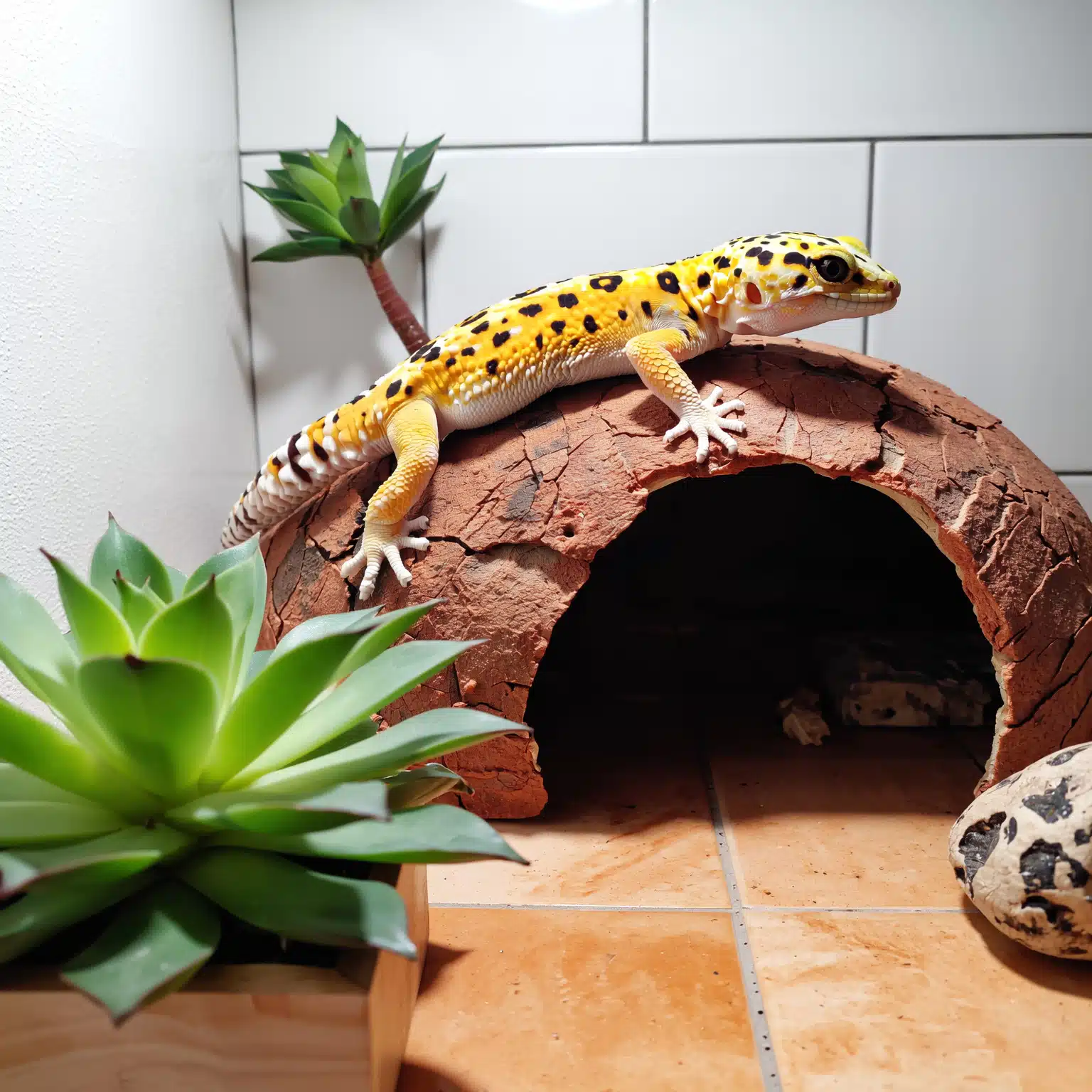 Leopard Gecko Tank Décor Basics (2025 Safe & Natural Setup Ideas)